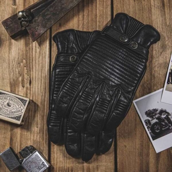 Leather Motorcycle Gloves